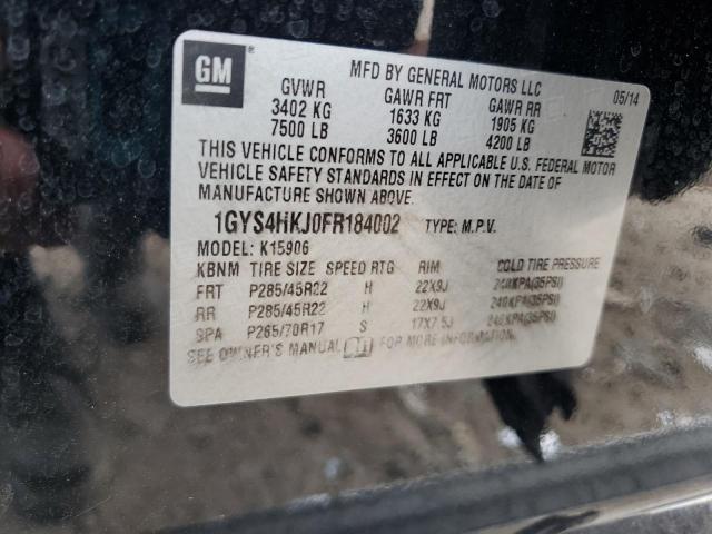 2015 CADILLAC ESCALADE ESV LUXURY 1GYS4HKJ0FR184002
