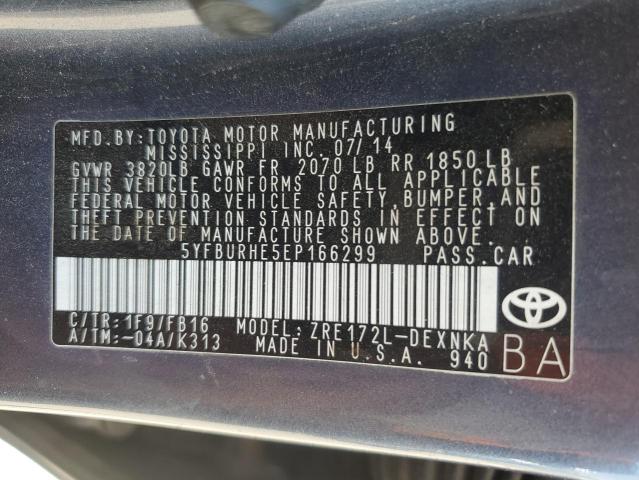 2014 TOYOTA COROLLA L - 5YFBURHE5EP166299