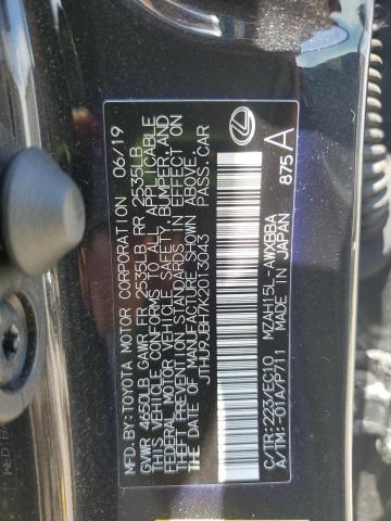 2019 LEXUS UX 250H JTHU9JBH7K2013043