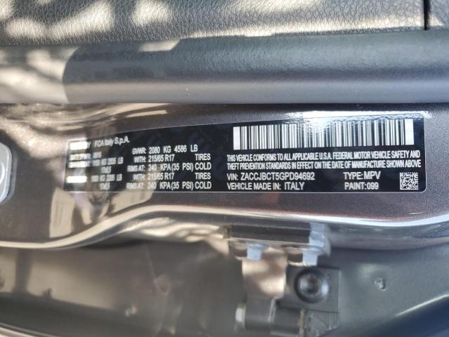 2016 JEEP RENEGADE TRAILHAWK ZACCJBCT5GPD94692