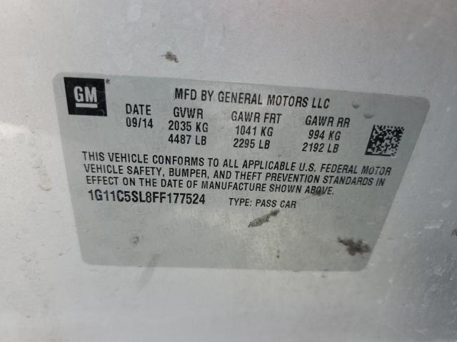 2015 CHEVROLET MALIBU 1LT 1G11C5SL8FF177524