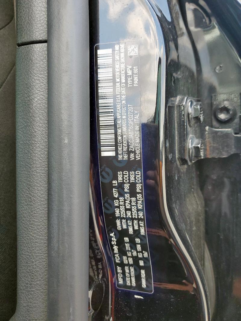 2016 JEEP RENEGADE L ZACCJABT6GPD27207