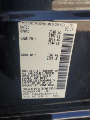 2018 NISSAN LEAF S 1N4AZ1CP9JC306306