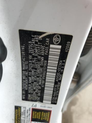 2016 TOYOTA CAMRY LE 4T1BF1FK9GU151908