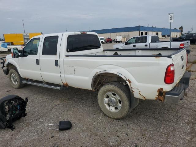 FORD F350 SUPER 2012 white crew pic gas 1FT8W3B65CEA74199 photo #3