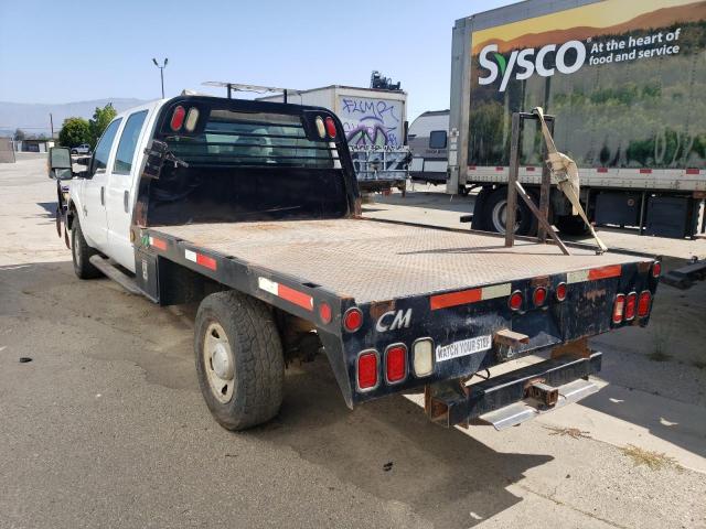 FORD F350 SUPER 2014 white crew cha diesel 1FD7W3FTXEEB36075 photo #3