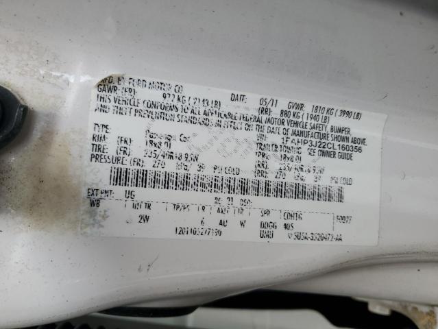 2012 FORD FOCUS TITA - 1FAHP3J22CL160356