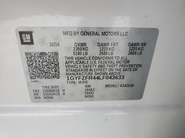2020 CADILLAC XT4 SPORT 1GYFZFR44LF043633