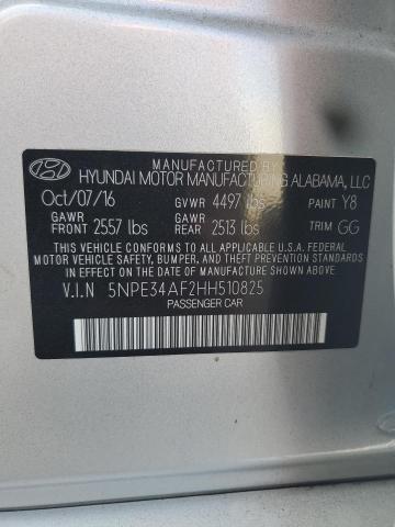 2017 HYUNDAI SONATA SPO 5NPE34AF2HH510825