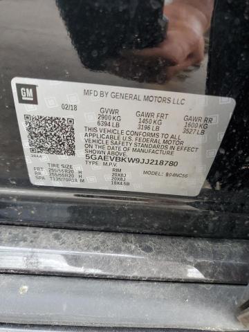 2018 BUICK ENCLAVE PR 5GAEVBKW9JJ218780