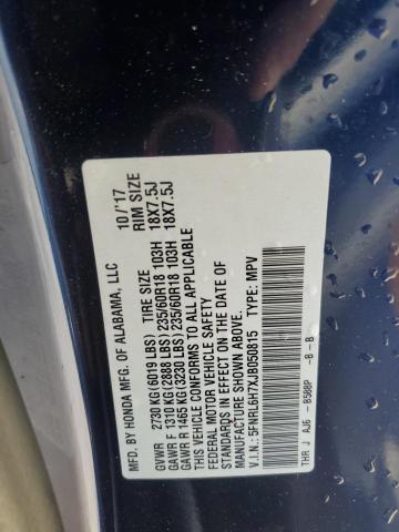 2018 HONDA ODYSSEY EX 5FNRL6H7XJB050815