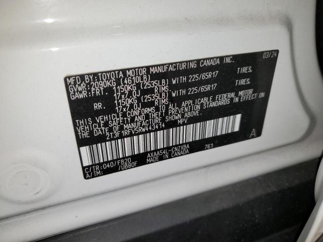 2024 TOYOTA RAV4 LE 2T3F1RFV5RW443414