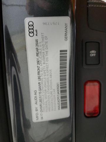 2018 AUDI S5 PRESTIG WAUC4CF57JA009261