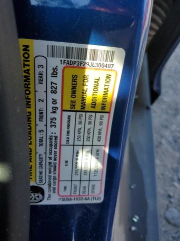2018 FORD FOCUS SE 1FADP3F29JL300407