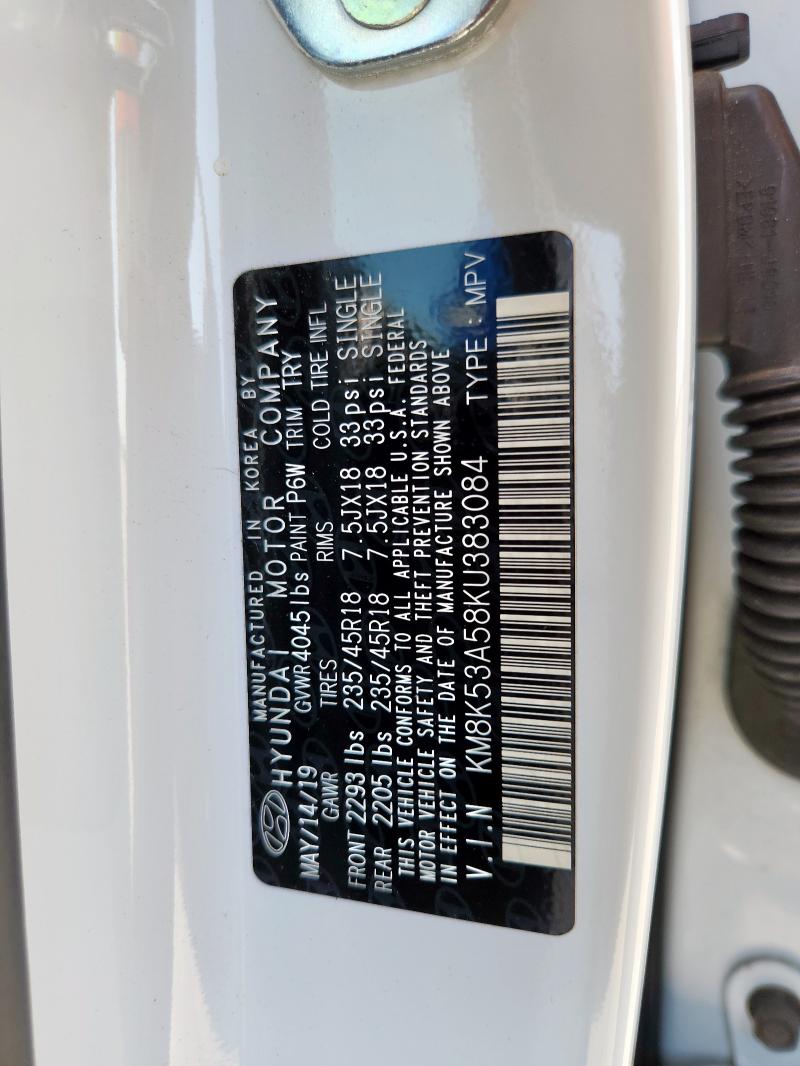 2019 HYUNDAI KONA ULTIMATE KM8K53A58KU383084