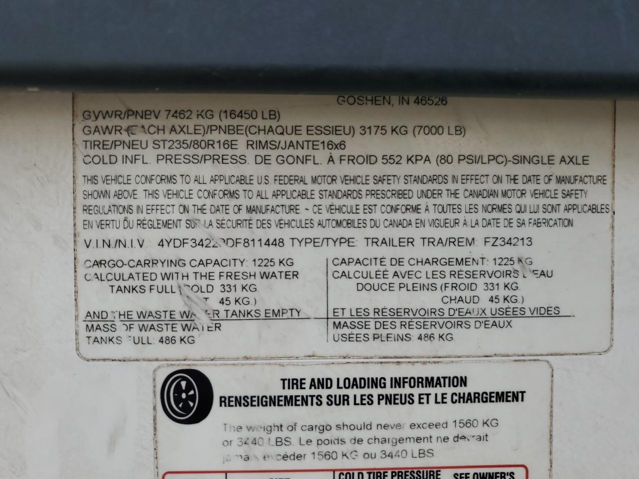 Lot #3266057369 2013 KEYSTONE FUZION