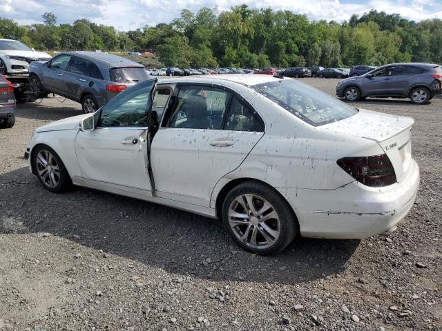 MERCEDES-BENZ C 300 4MAT 2012 white sedan 4d gas WDDGF8BB4CR207779 photo #3