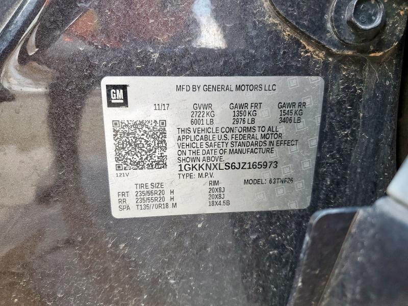 2018 GMC ACADIA DENALI 1GKKNXLS6JZ165973