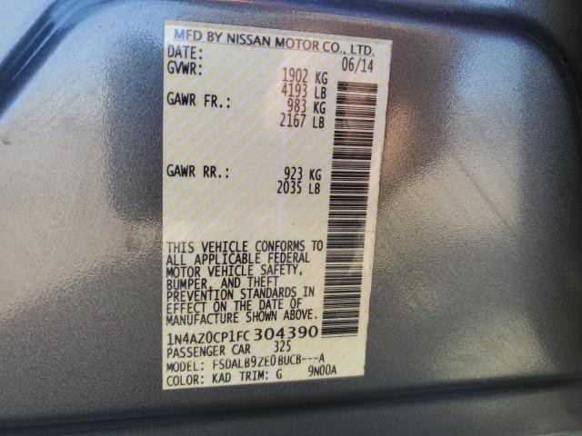 2015 NISSAN LEAF S 1N4AZ0CP1FC304390