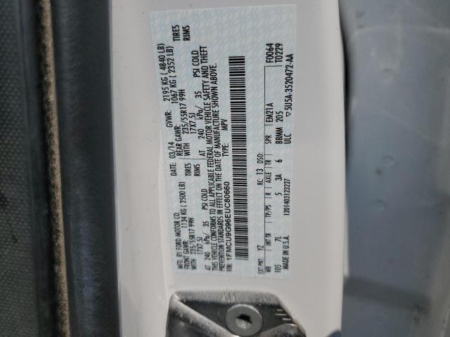 2014 FORD ESCAPE SE - 1FMCU9G96EUC80660