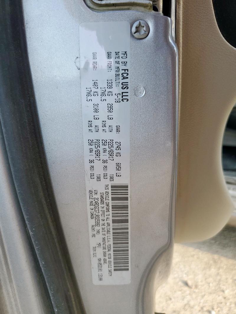 2018 DODGE GRAND CARA 2C4RDGCG7JR325992