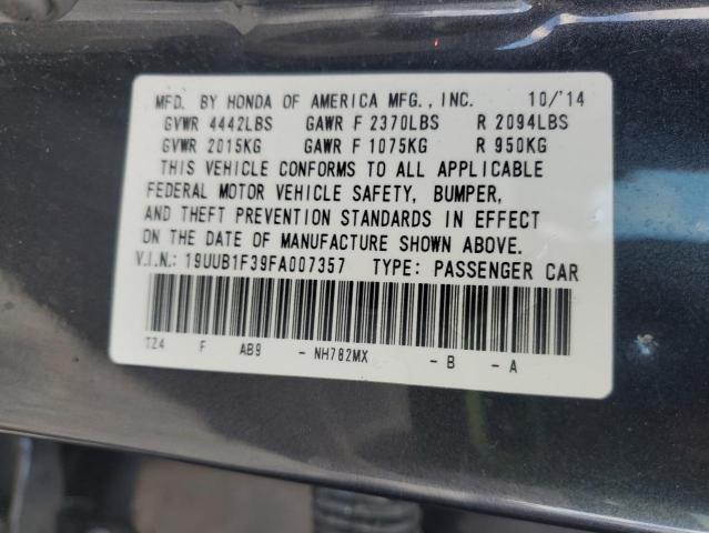 2015 ACURA TLX 19UUB1F39FA007357
