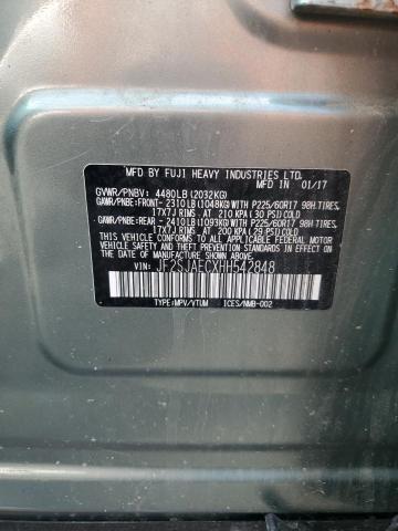 2017 SUBARU FORESTER 2 JF2SJAECXHH542848