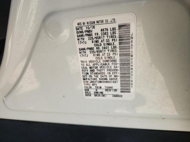 2017 NISSAN ROGUE S - JN8AT2MV0HW001997