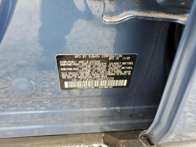 2021 SUBARU FORESTER - JF2SKADC1MH459009