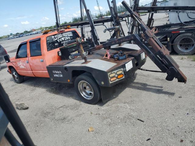CHEVROLET GMT-400 C3 1999 orange crew cha gas 1GBHC33J4XF028007 photo #3