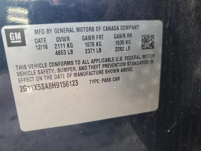 2017 CHEVROLET IMPALA LS 2G11X5SA8H9156123