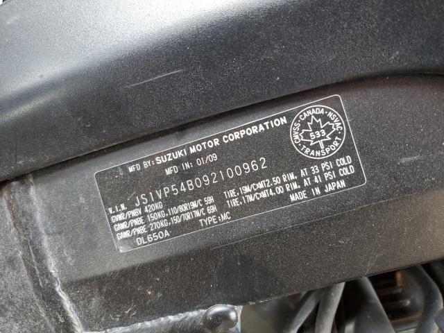 2009 SUZUKI DL650 A JS1VP54B092100962