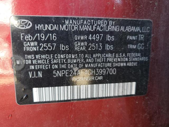 2016 HYUNDAI SONATA SE - 5NPE24AF4GH399700