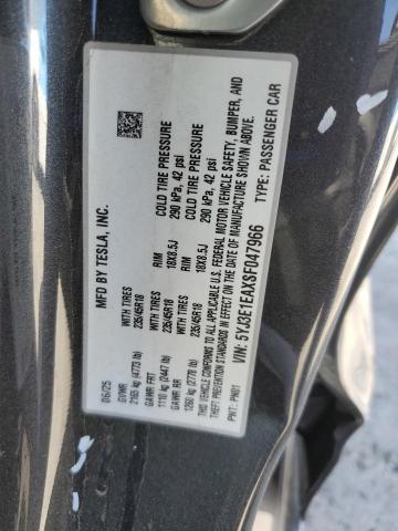 2025 TESLA MODEL 3 5YJ3E1EAXSF047966