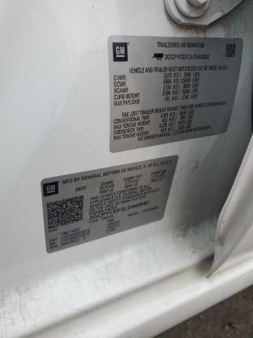 2020 CHEVROLET SILVERADO 3GCPYCEF1LG442842