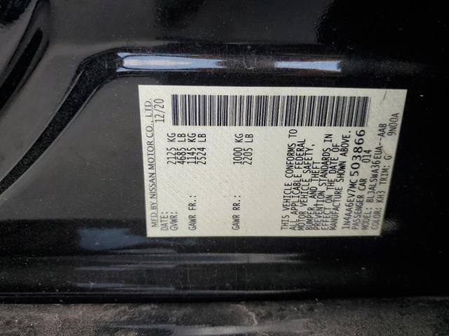 2021 NISSAN MAXIMA SR 1N4AA6EV7MC503866
