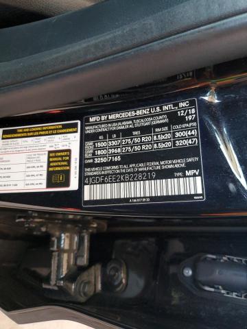 2019 MERCEDES-BENZ GLS 450 4M 4JGDF6EE2KB228219