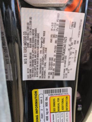 2019 LINCOLN CONTINENTA 1LN6L9SK6K5611625