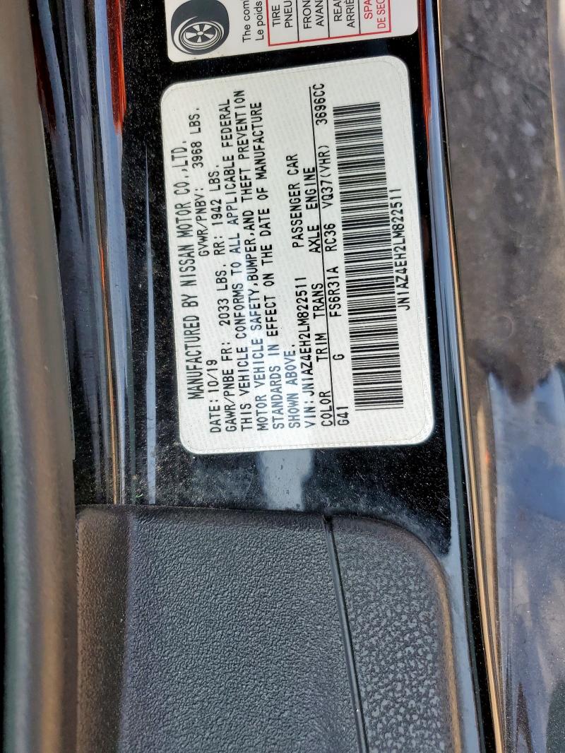 2020 NISSAN 370Z BASE JN1AZ4EH2LM822511