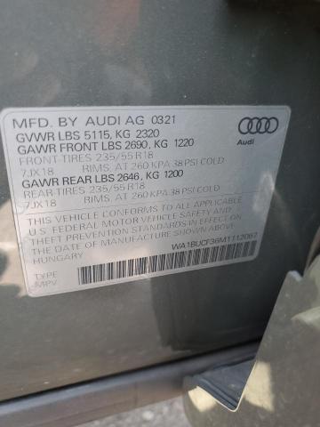 2021 AUDI Q3 PREMIUM WA1BUCF36M1112067