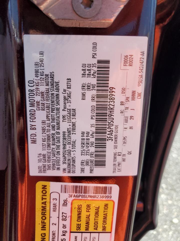 FORD FUSION TITANIUM PHEV