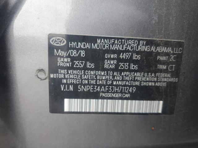 2018 HYUNDAI SONATA SPO 5NPE34AF3JH711249