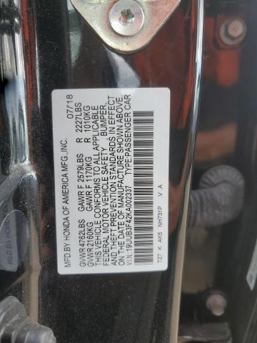 2019 ACURA TLX TECHNO - 19UUB3F42KA002337