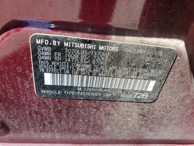 2020 MITSUBISHI MIRAGE LE ML32A5HJ8LH001714