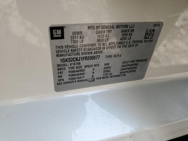 2015 GMC YUKON DENA 1GKS2CKJ1FR306577