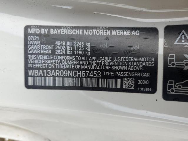 2022 BMW M440XI WBA13AR09NCH67453