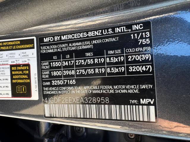 2014 MERCEDES-BENZ GL 350 BLU - 4JGDF2EEXEA328958