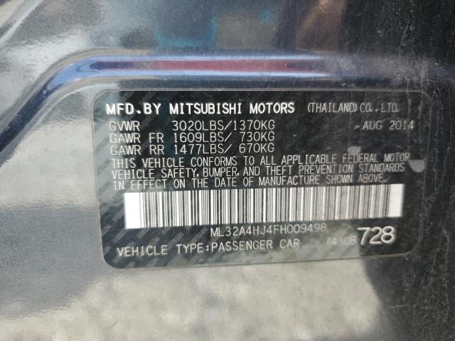 2015 MITSUBISHI MIRAGE ES ML32A4HJ4FH009498