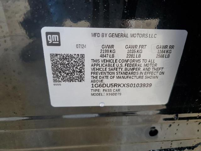 2025 CADILLAC CT5 SPORT 1G6DU5RKXS0103939