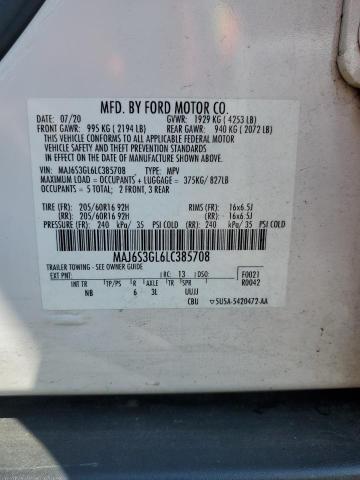 2020 FORD ECOSPORT S - MAJ6S3GL6LC385708